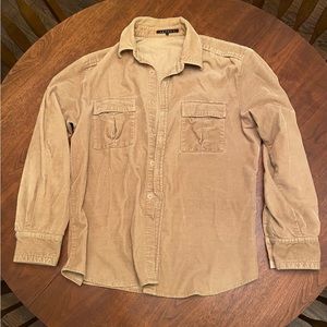 Vintage Theory Corduroy Button Down Shirt - Large